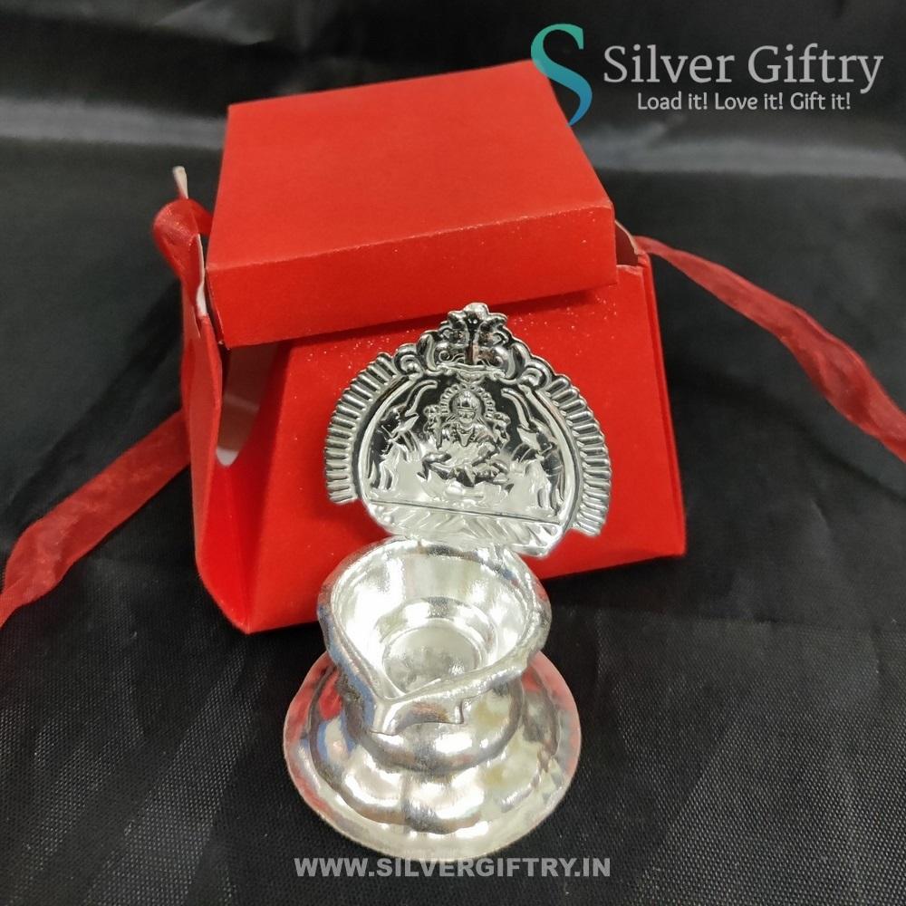925 Luxury Pure Silver Designer Nandi Bell For Pooja | 7